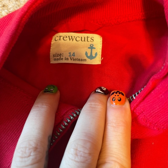 Boys J. Crew quarter zip up sweater - Picture 2 of 4